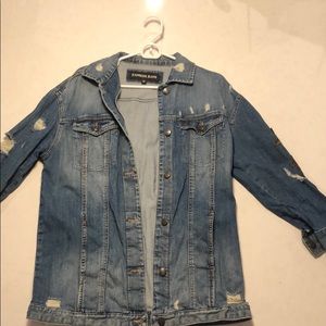 Express Long Jean Jacket